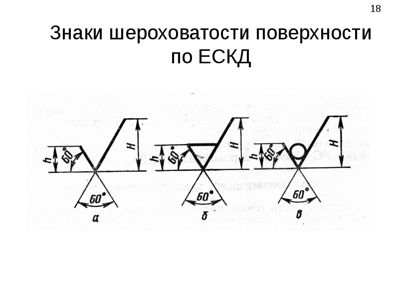 Как показать шероховатость на чертеже автокад