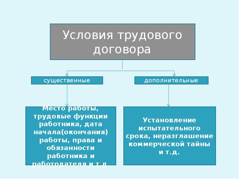 Трудовые правоотношения презентация