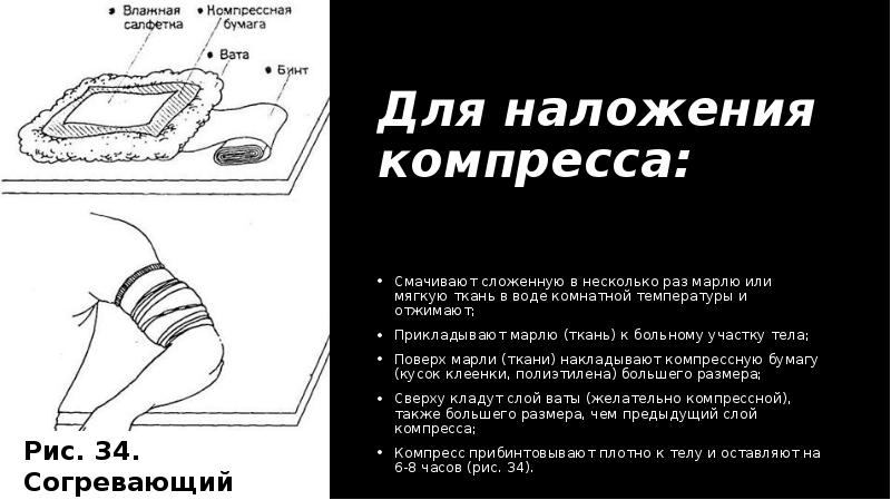 Холодный компресс меняют через каждые