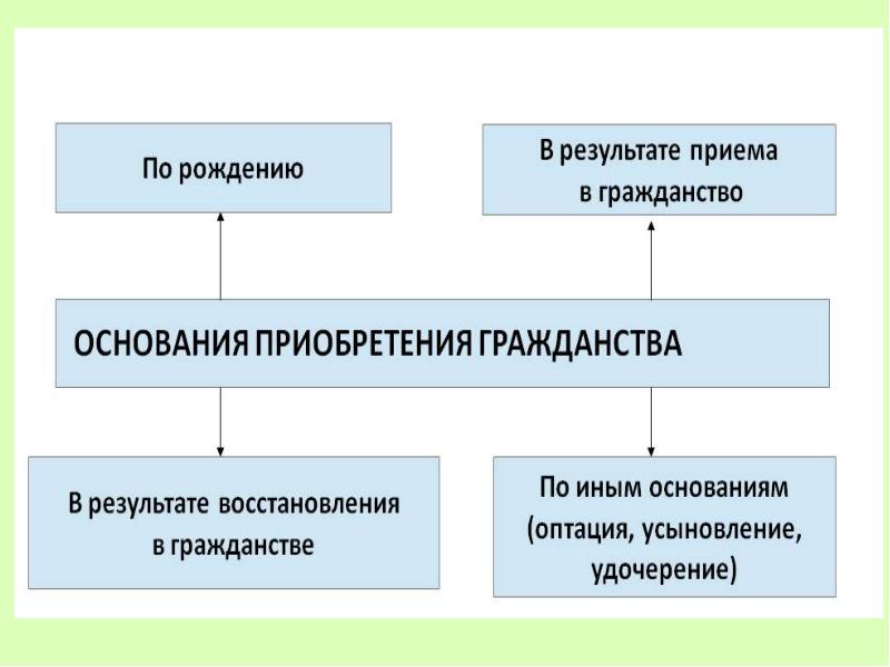 Институт гражданства гражданство российской федерации презентация 10 класс