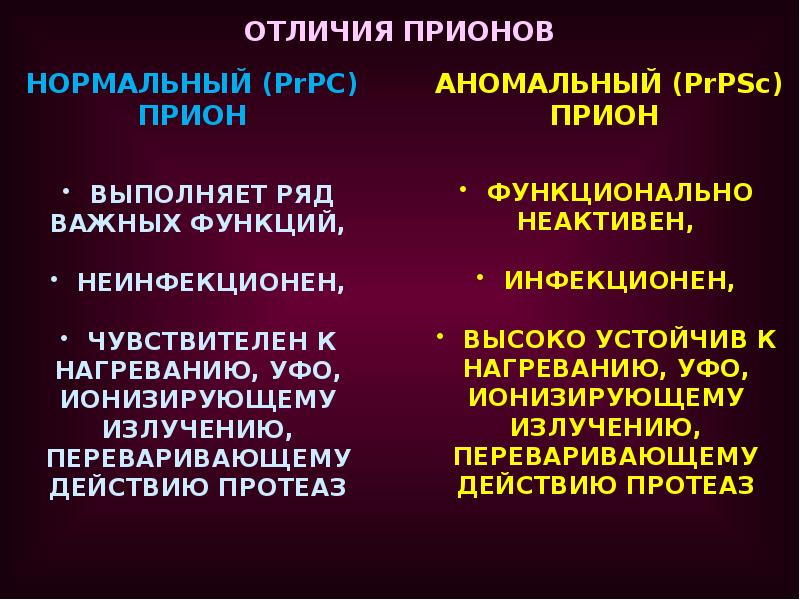 Презентация на тему прионы