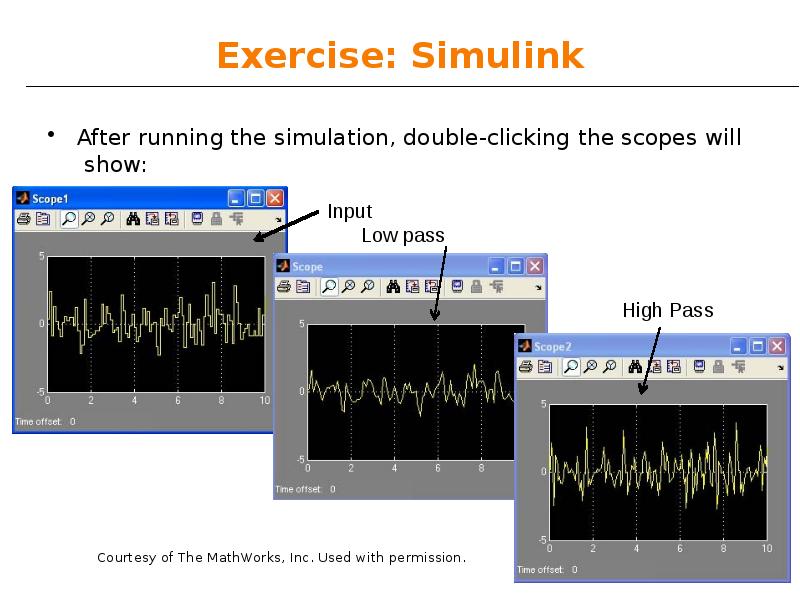 Exercise: Simulink Exercise: Simulink