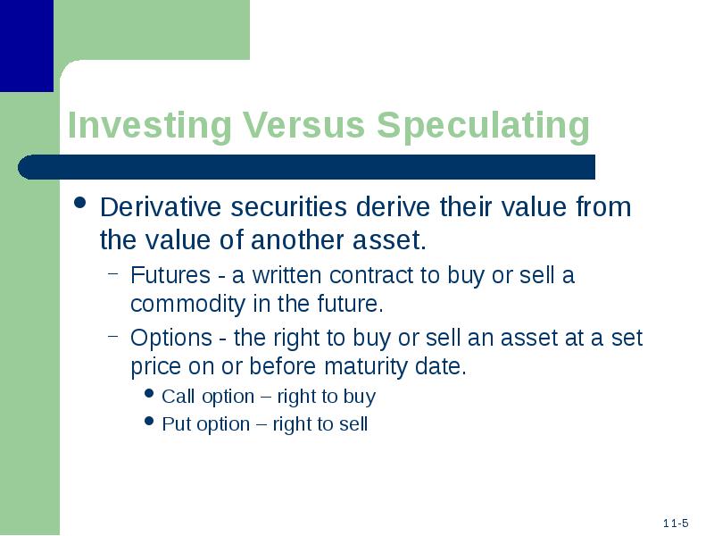 speculation vs value investing conference