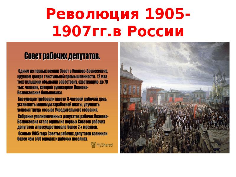 Революция 1905 кратко