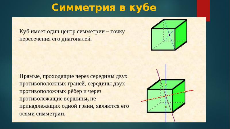 Сечения куба призмы и пирамиды