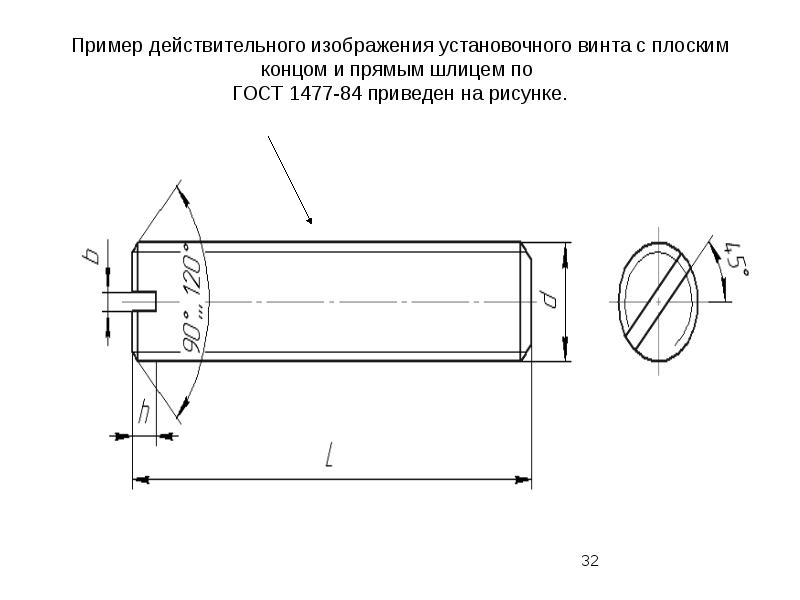 Винт гост 1476 84 чертеж