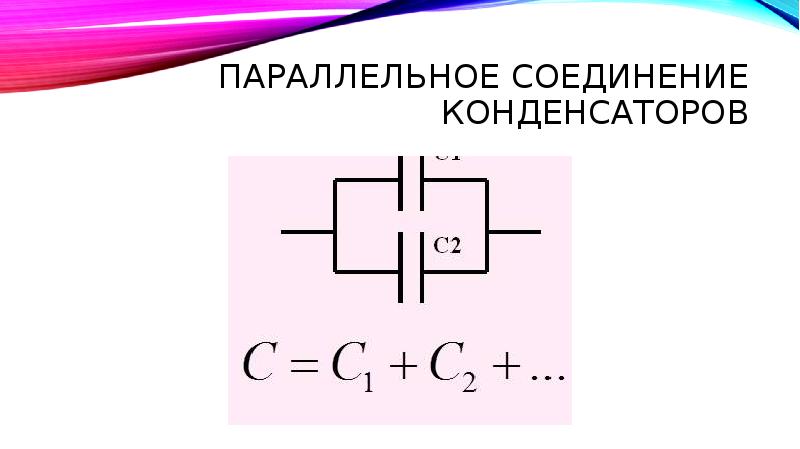 Решение задач на соединение конденсаторов 10 класс презентация