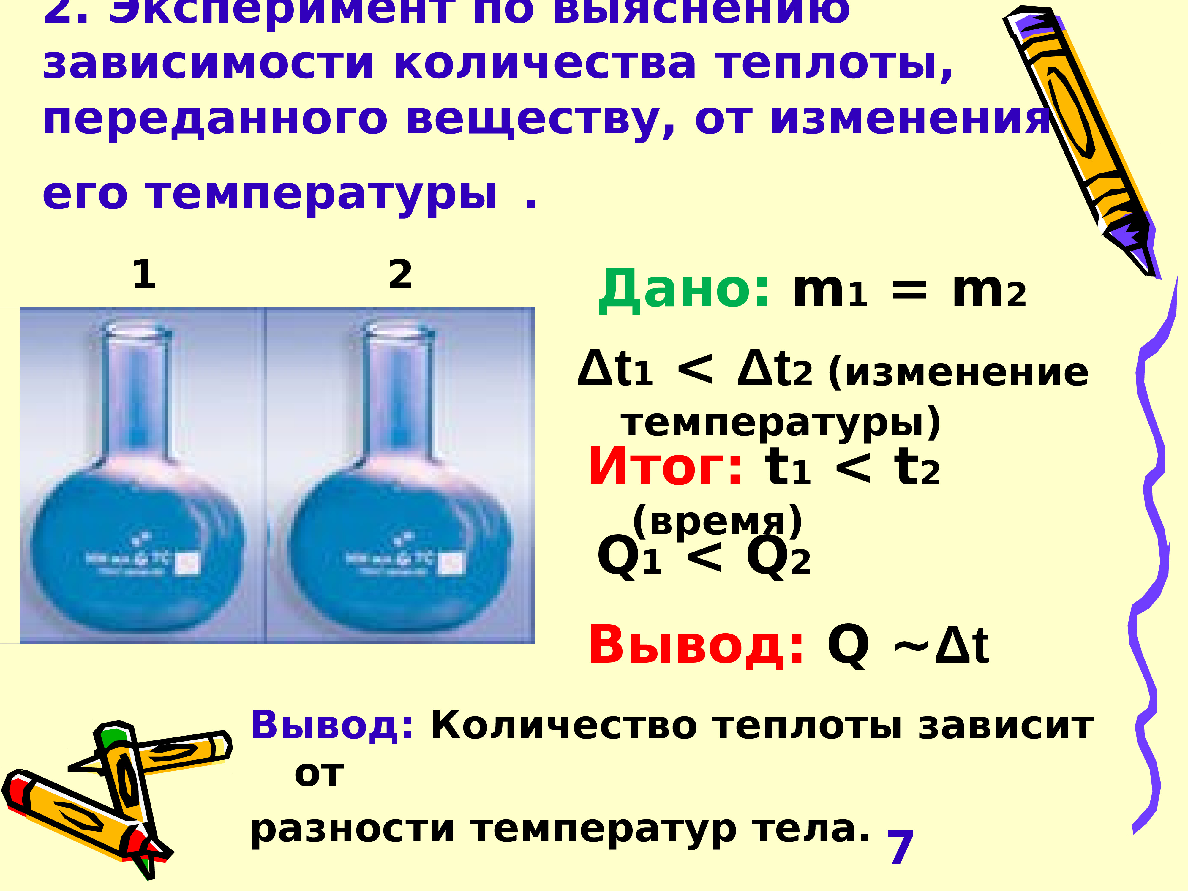 Количество теплоты удельная теплоемкость. От чего зависит количество теплоты. От чего не зависит количество теплоты?.