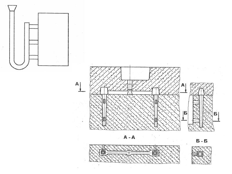 Литниковая система чертеж - 95 фото