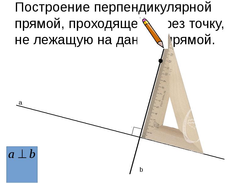 Перпендикулярные прямые презентация