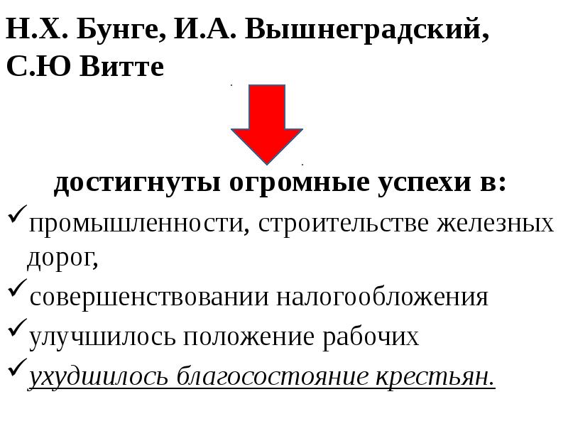 Экономическая политика вышнеградского и витте кратко. Бунге Вышнеградский Витте таблица. Бунге Вышнеградский Витте. Бунге и Вышнеградский при Александре 3. Реформы Бунге Вышнеградского Витте.