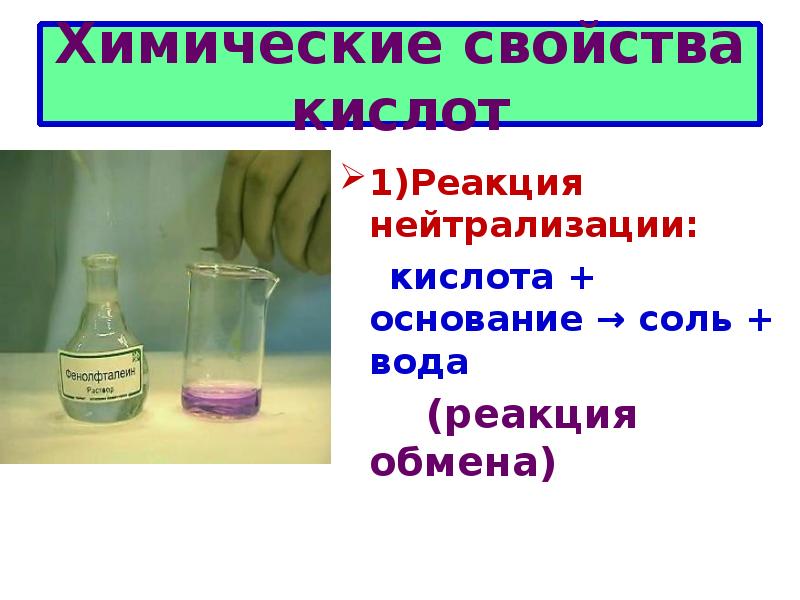 Кислоты 8 класс презентация габриелян химия