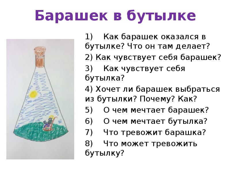 Барашек в бутылке
1) Как барашек оказался в бутылке? Что он Барашек в бутылке
1) Как барашек оказался в бутылке? Что он
