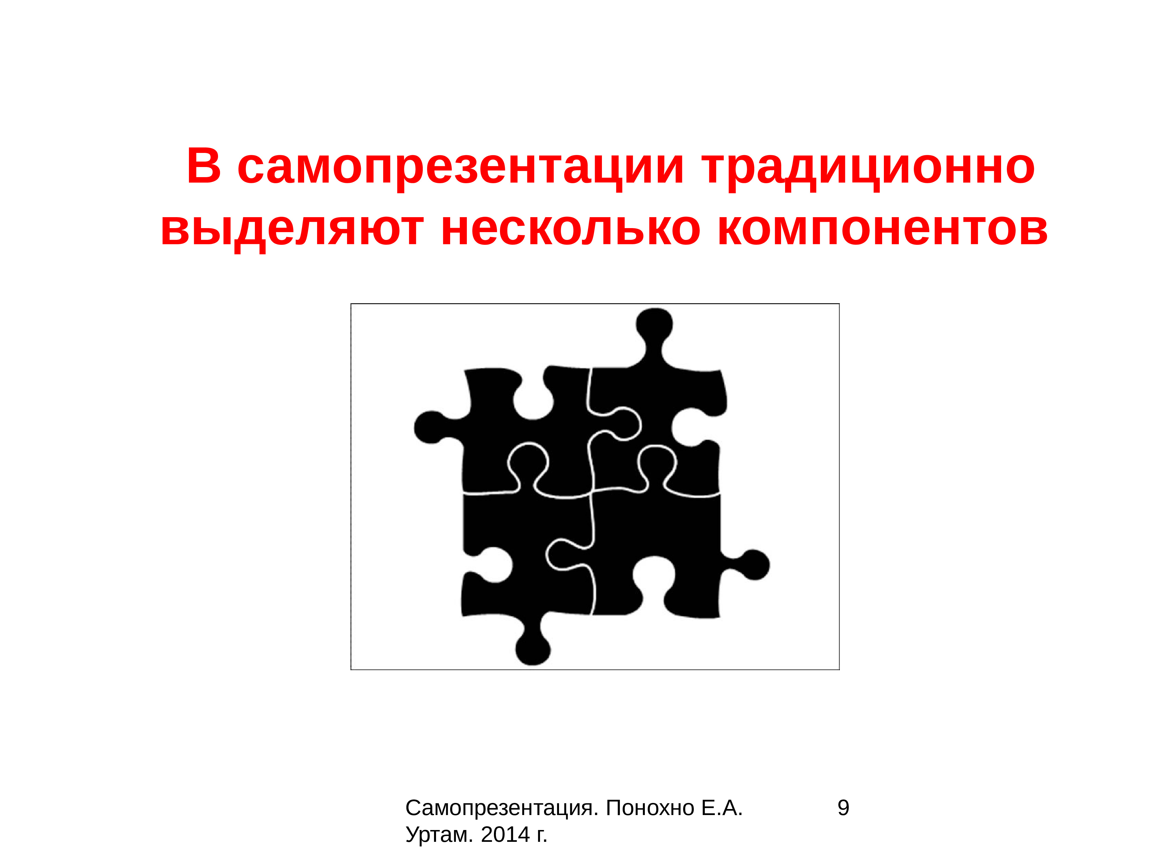 Искусство самопрезентации презентация