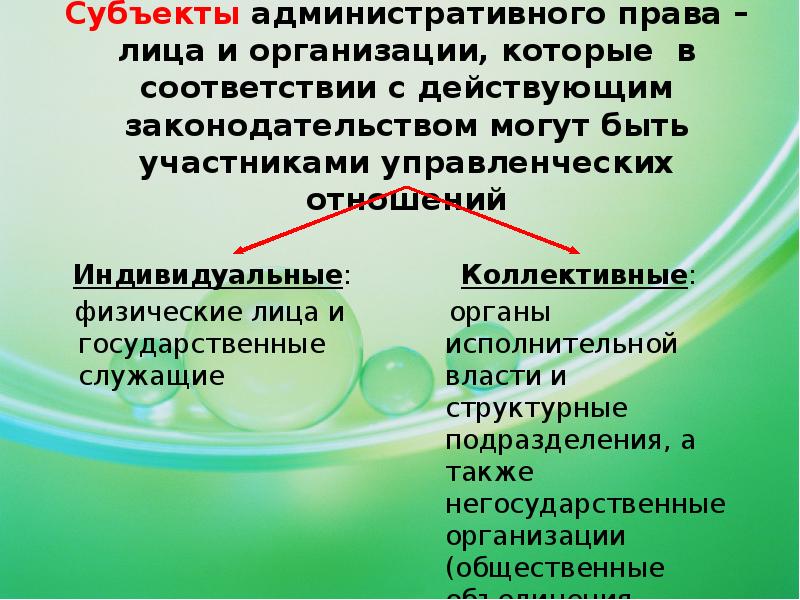 Граждане как субъекты административного права презентация