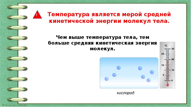 Тепловое движение физика 8 класс презентация