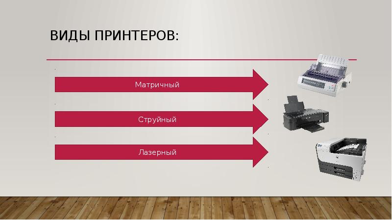 Тип принтеров при котором изображение создается путем механического давления на бумагу через ленту с