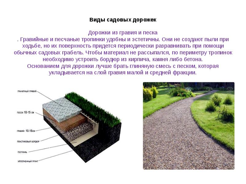 Гравийное покрытие дорог пирог