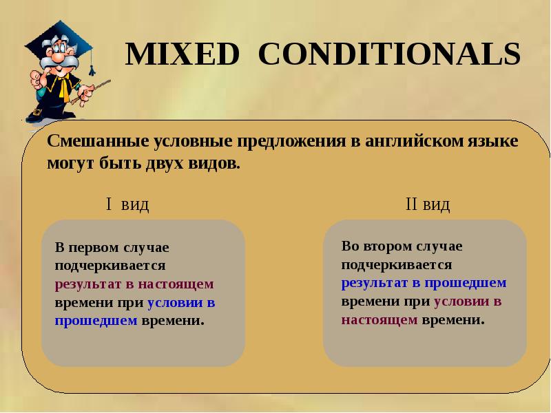 Презентация на тему conditionals 8 класс