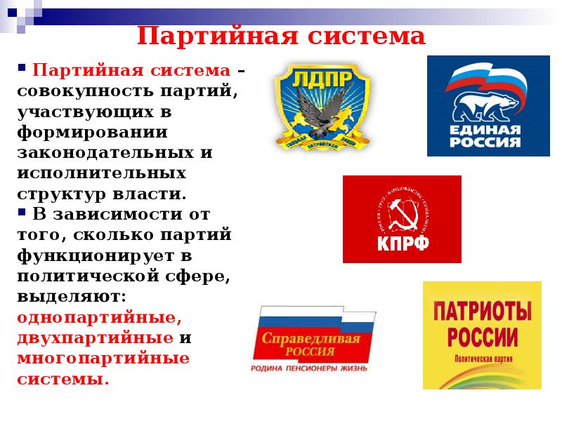 Сколько партий участвует. Партийная система. Многопартийная политическая система. Политические партии и движения их роль в общественной жизни. Партийные системы презентация.