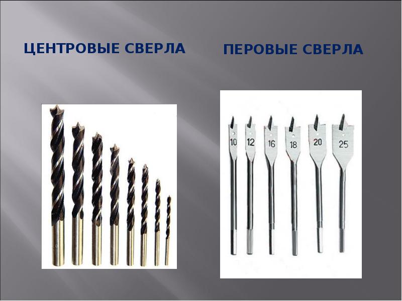 Центровые сверла Центровые сверла