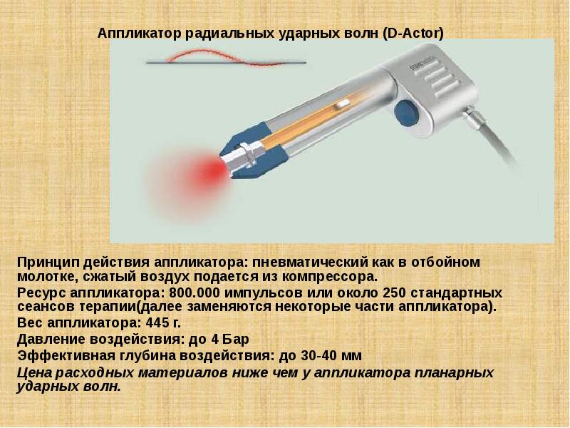 Ударно волновая терапия презентация