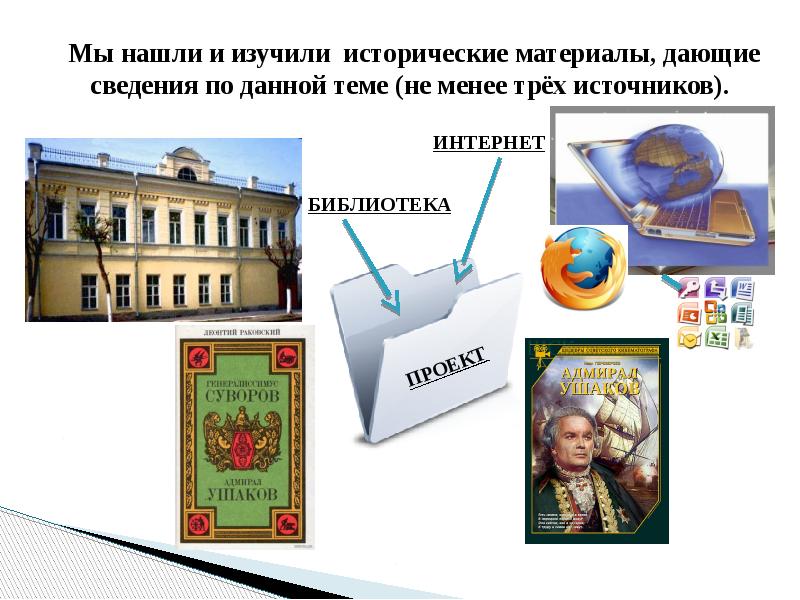 Проект исторические материалы