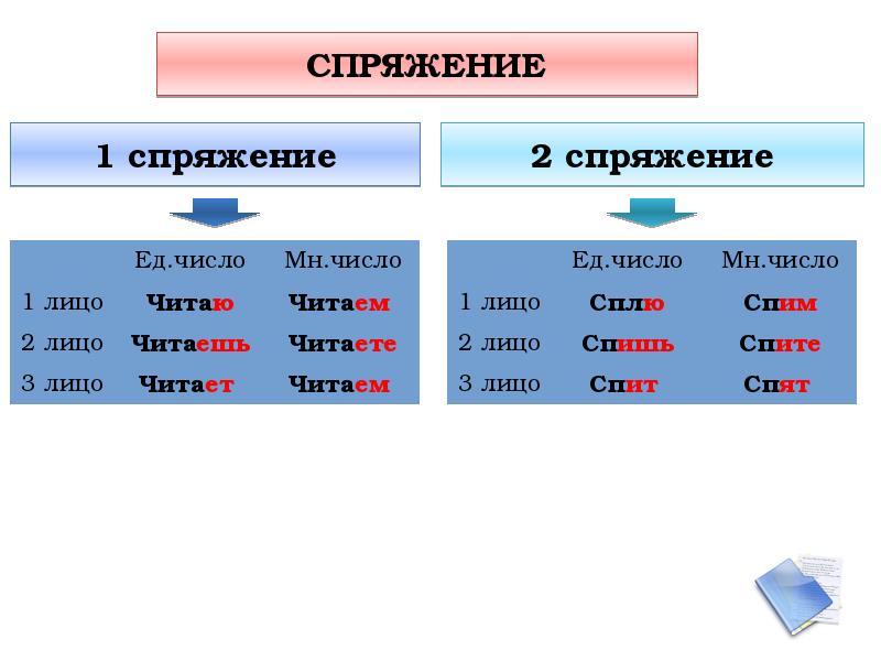 Урок русского языка 5 класс спряжение