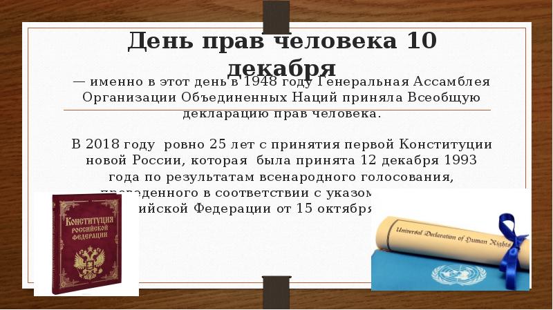 Права человека презентация 10 класс