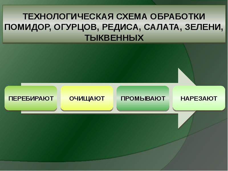 Схема обработки помидоров