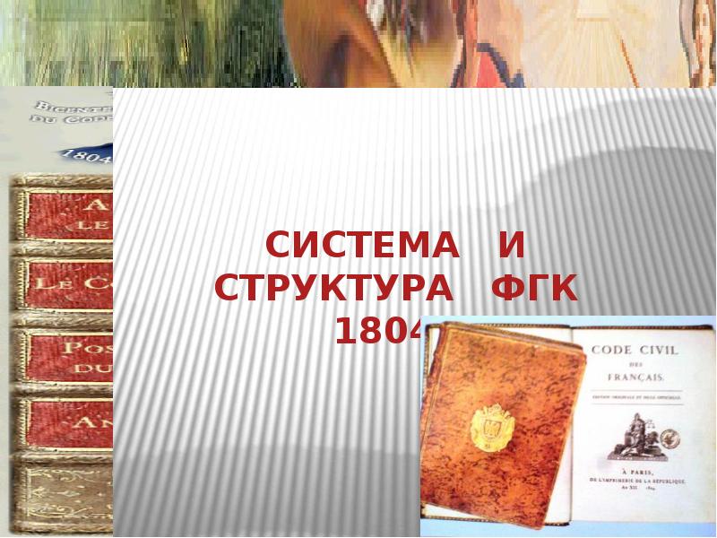 Система и структура ФГК 1804 г. Система и структура ФГК 1804 г.